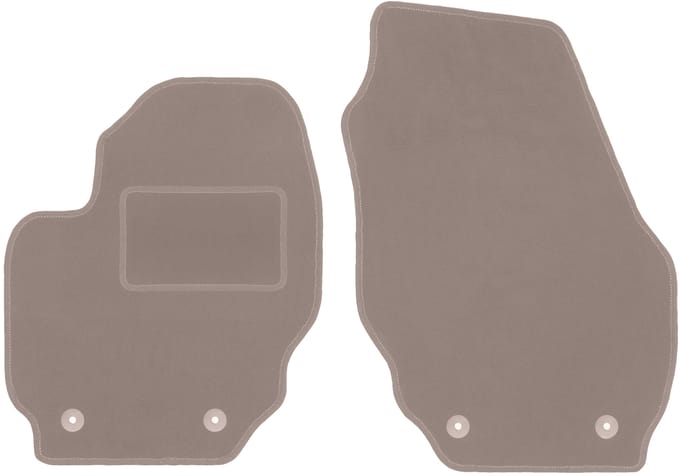 Beige voormatten voor: Volvo S80 II sedan (2006-2016)