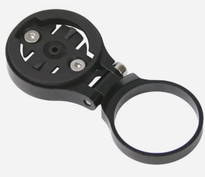 Qatrixx GPS Stem Mount - Fiets Houder - Garmin Edge Gps Houder - Zwart