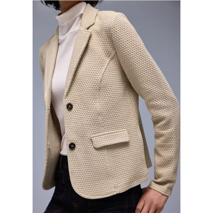 Blazer met structuur