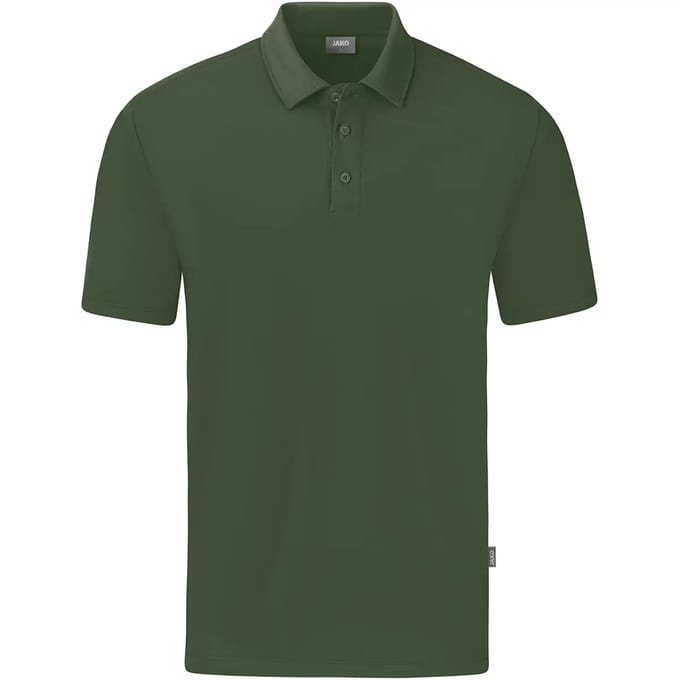 Jako Organic Polo Stretch Heren - Olijf | Maat: M