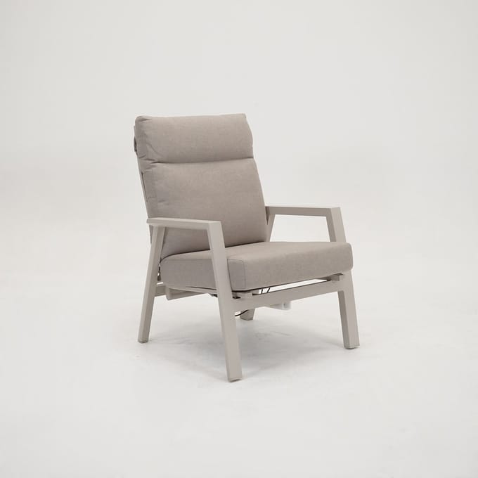 Ohio loungestoel - creme