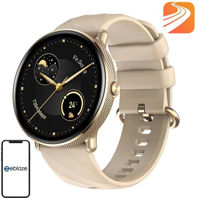 Zeblaze GTR 3 Pro Smartwatch (Gold)