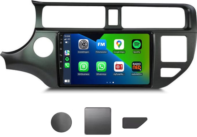 Carplay autoradio geschikt voor Kia Rio | 2011 t/m 2014 | Android 13 | Draadloos Apple Carplay & Android Auto | 2GB + 32GB | 8-Core processor | Davilon | 2025 model | 2011 2012 2013 2014 | Bluetooth & Wifi