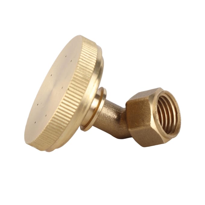 G1/4  Binnendraad 7 Gaten Vernevelsproeier Tuinbewatering Sproeikop (Elleboog) beige