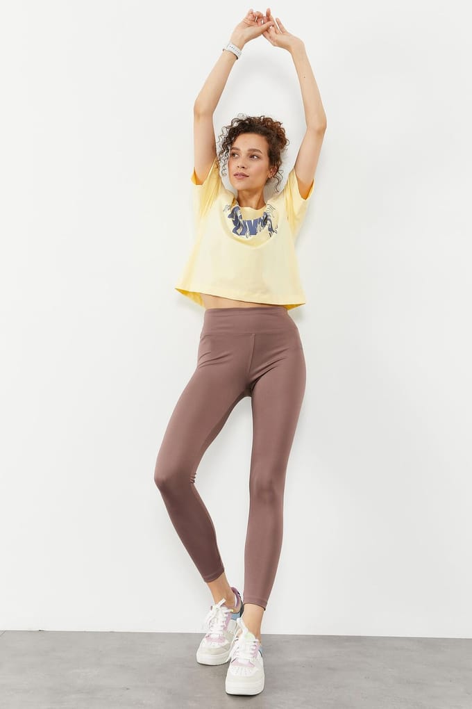 Hoge taille Slim-fit Leggings