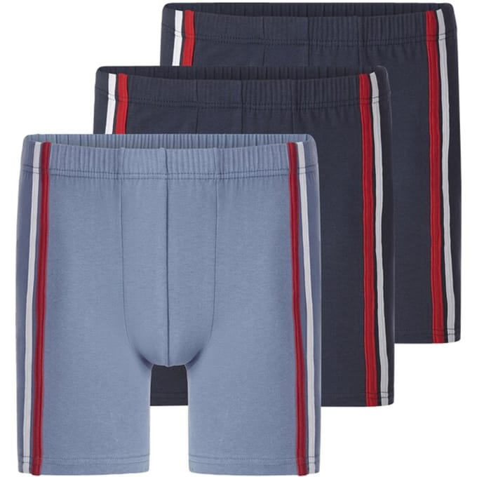 Babista herren Set Van 3 Retroslips - 06 - blauw - Plus Size