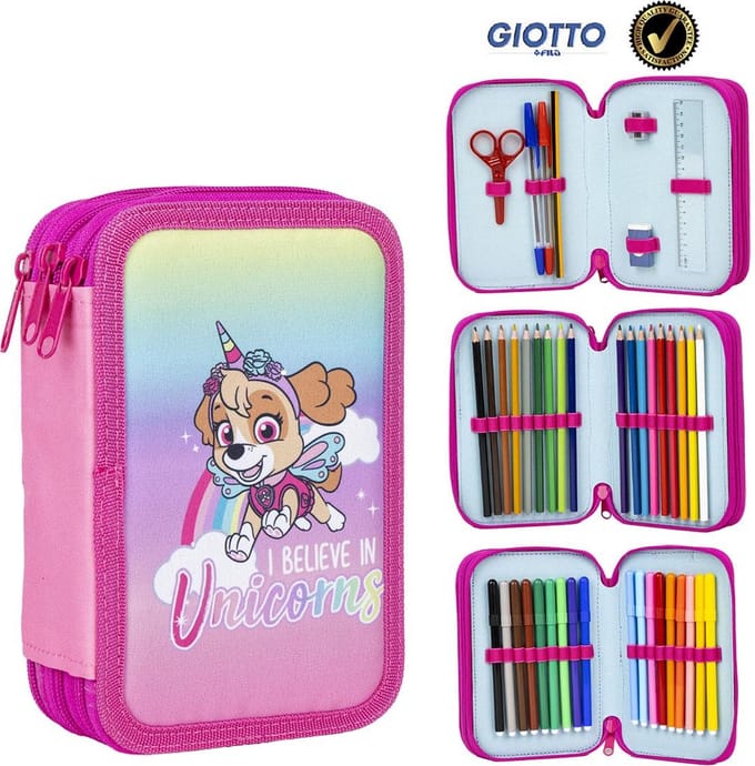 Paw Patrol Skye Driedubbele Etui - 44 Pieces