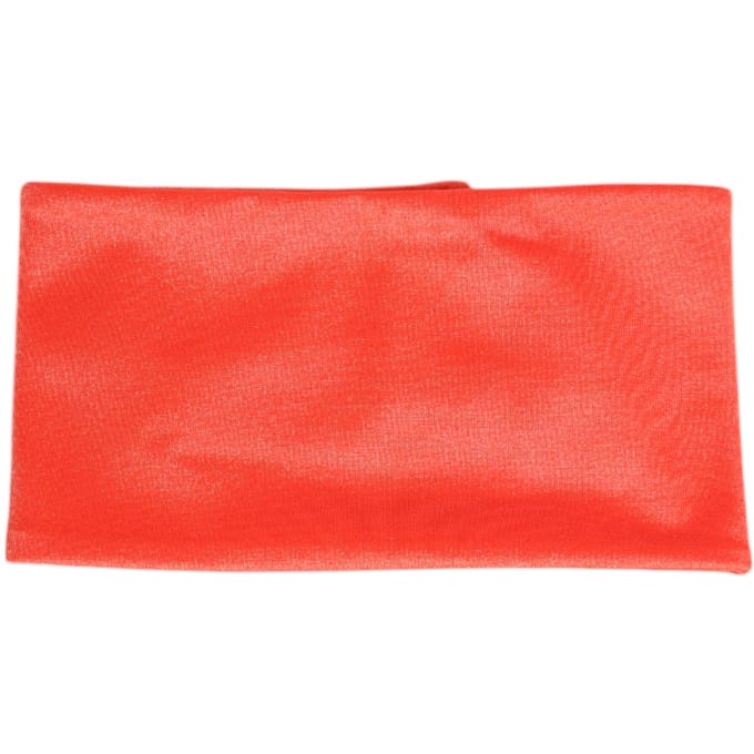 Oranje Nylon Stretch Dames Halswarmer Sjaal