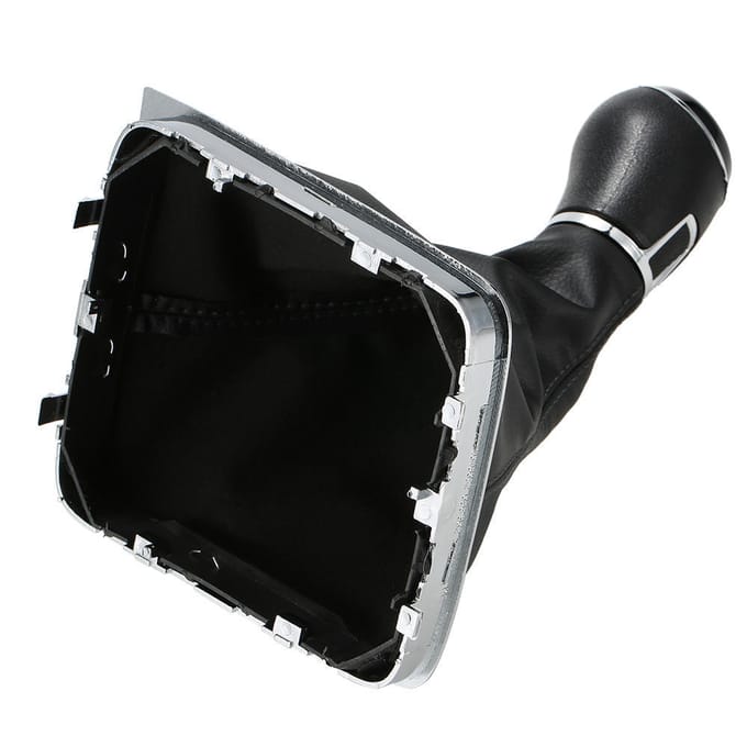Versnellingspookknop leren hoes voor VW Passat B7 2 black
