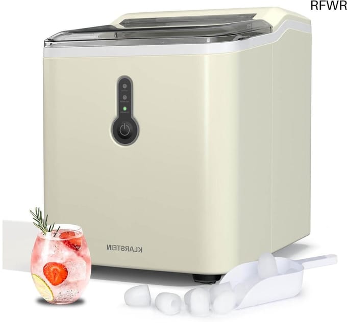 RFWR® IJsblokjesmachine 12 kg per dag - Compact en draagbaar, ideaal voor feestjes