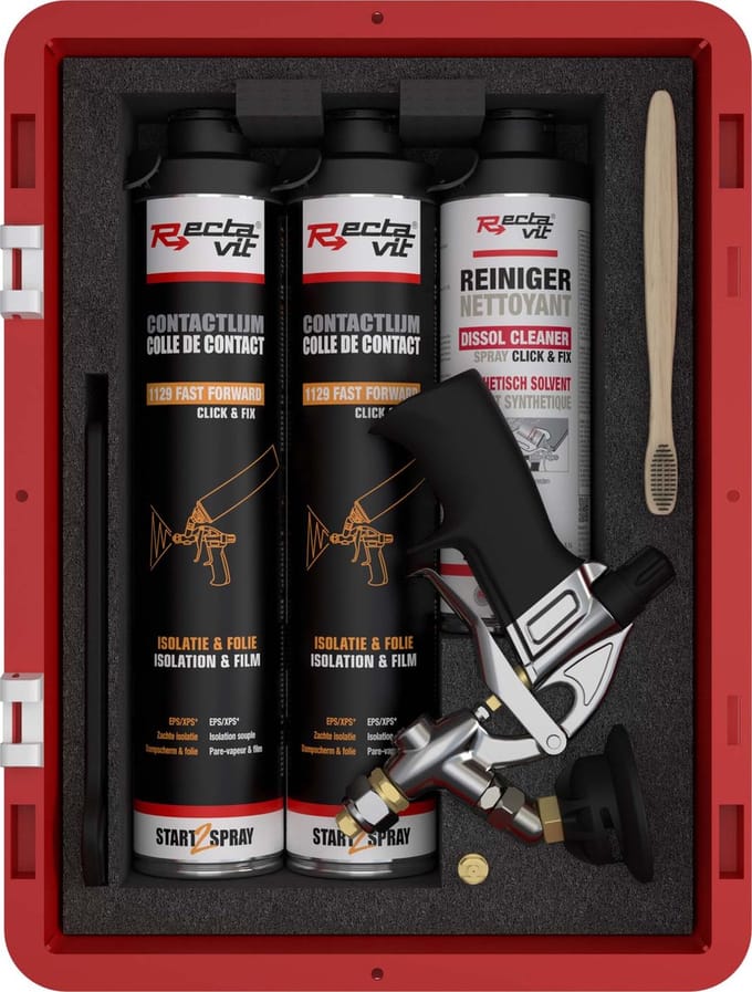 Rectavit 1129 Fast Forward Spray Gun Set Click & Fix