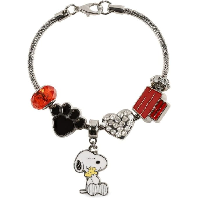 Peanuts Armband - Snoopy - zilverkleurig