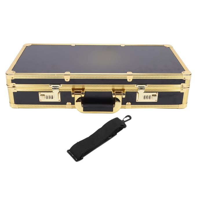 Étui de barbier Portable, boîte de rangement de coiffure professionnelle, organisateur de mot de passe beige
