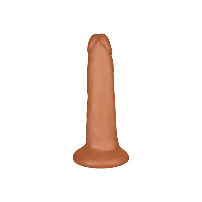 Dr. Skin - Realistische Dildo Met Zuignap 14 cm - Mocha