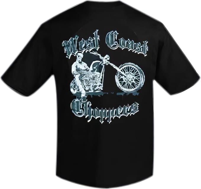 WCC West Coast Choppers T-shirt Chopper Dawg II Zwart