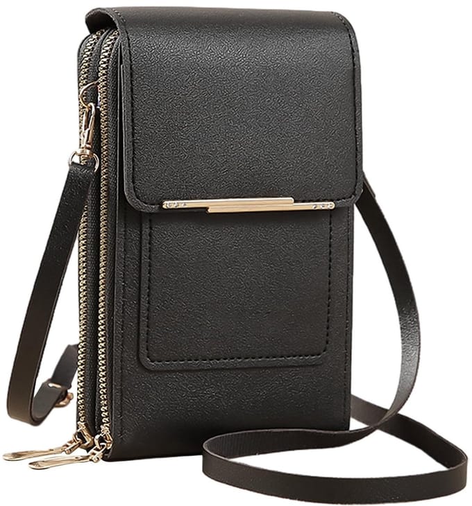 Dailygoods- Handtas zwart - Multifunctionele Schoudertas