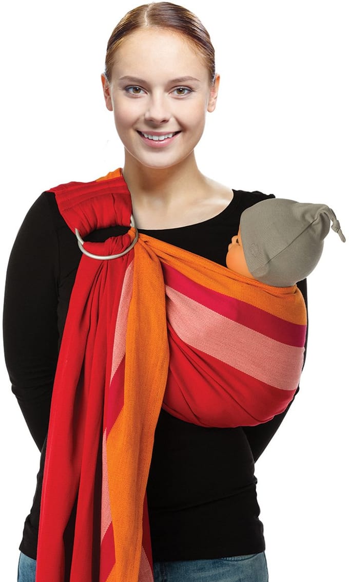 Babylonia BB SLING Draagdoek Baby - One Size - Papaya