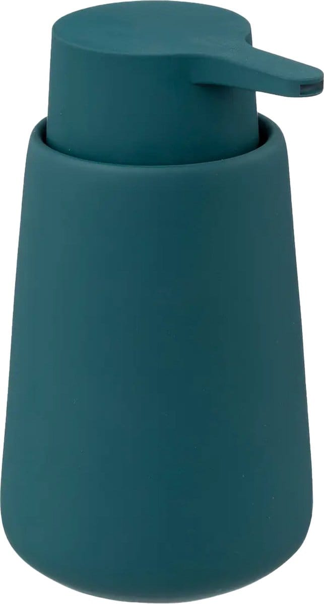 5Five Zeeppompje/dispenser Colorama - petrol blauw - 250 ml - keuken/badkamer/toilet
