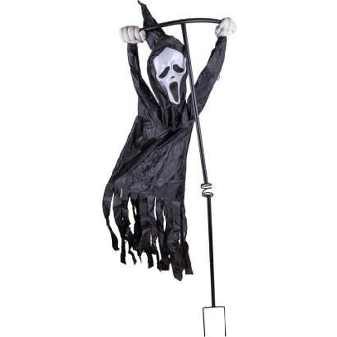 Scream tuindecoratie - windvaan - Halloween decoratie