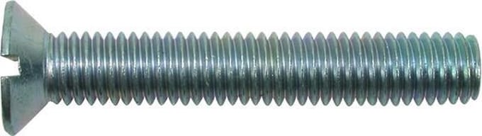 Hoenderdaal metaalschroef rvs pk   m 6 x 60 mm  din 963 a2
