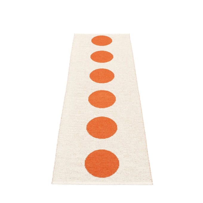Pappelina - Vera vloerkleed - 70 x 225 cm - oranje