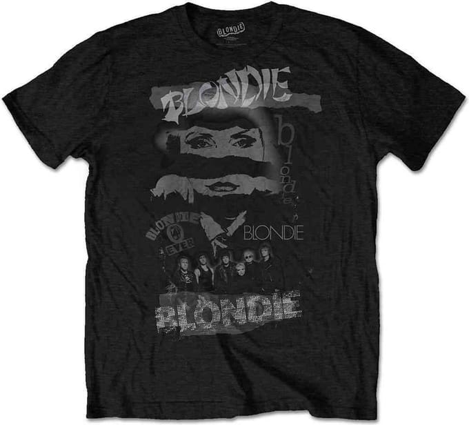 Blondie Heren Tshirt -XL- Mash Up Zwart