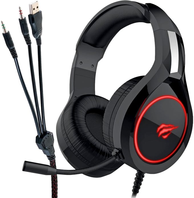 Schwaiger GH50 Gaming Over-Ear Headset Koptelefoon Microfoon LED Stereo PC Notebook