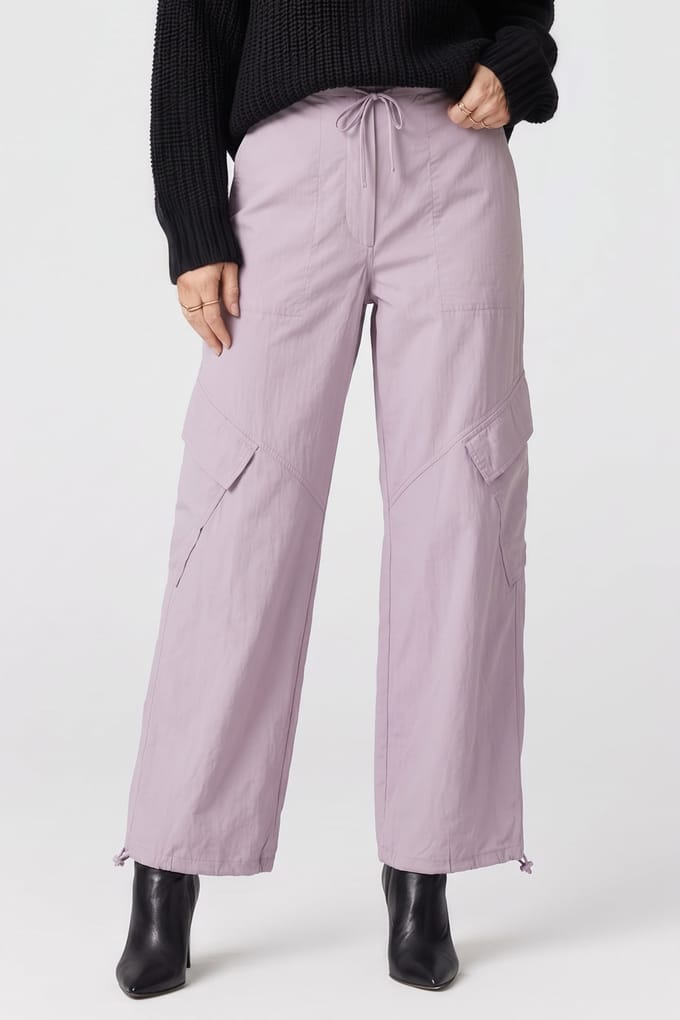 ARKET Eini Cargo Trouser Purple Taglia: 42 | Pantaloni cargo Outlet | Donna | Viola