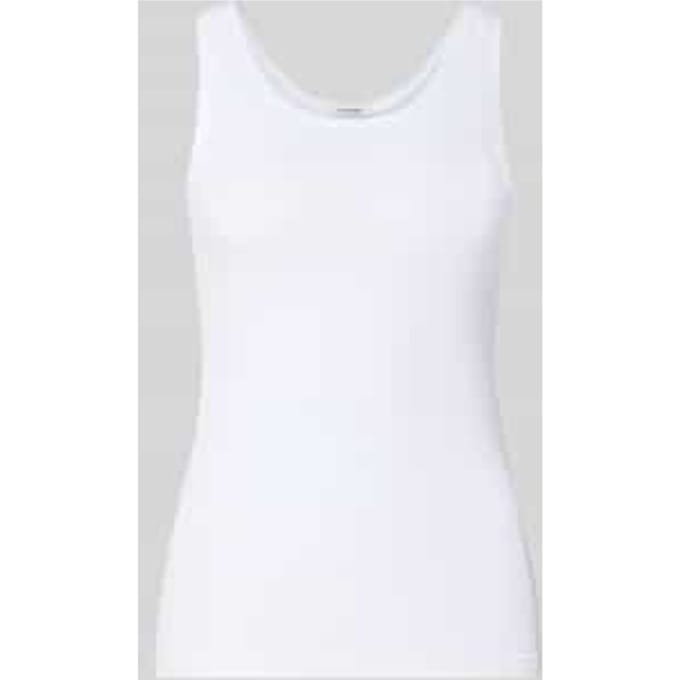Slim fit tanktop van katoenmix
