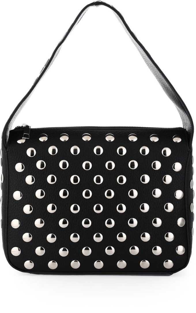 "Leren" Tas | Statement Bag | Studs & Stylish | Zwart