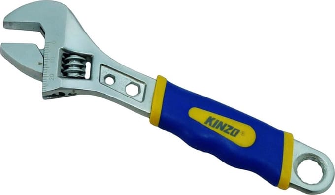 KINZO Moersleutel/Baco Sleutel – Met Softgrip - 20 cm