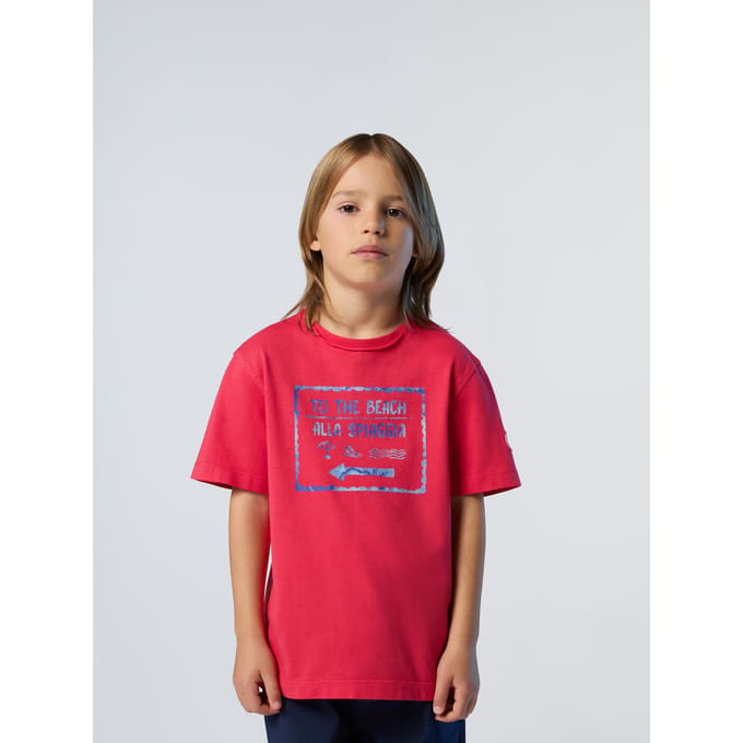 North Sails T-shirt Strand afdrukken