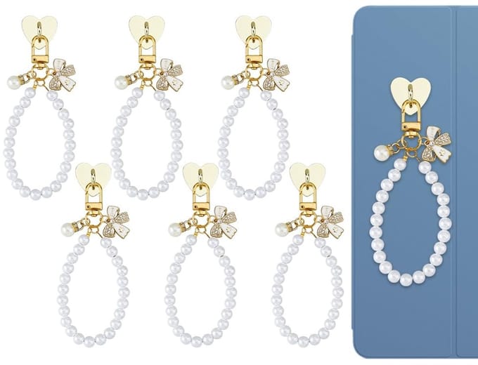 Dailygoods - Set van 6 Schattige Bedelkettingen voor E-readers