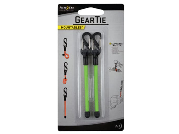 Nite Ize Gear Tie Clippable Allesbinder 2-Pack Groen 7,5CM