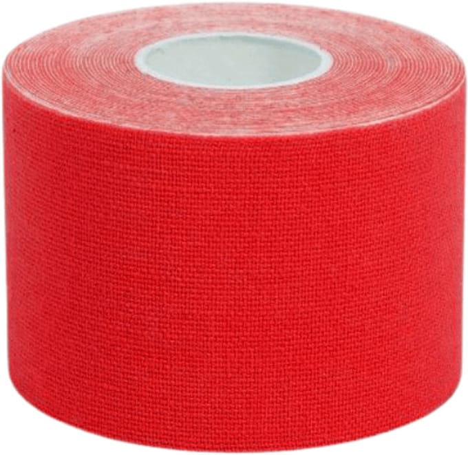 Kinesiotape rood 5 m x 5 cm
