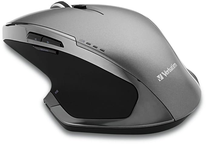 Verbatim Deluxe - Draadloze Muis - 1600 DPI - 8 Knoppen - Ergonomisch