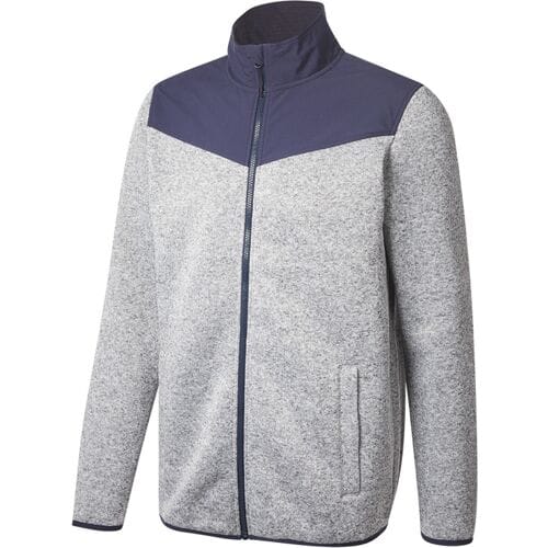 CRIVIT Heren fleecevest (Grijs, L)