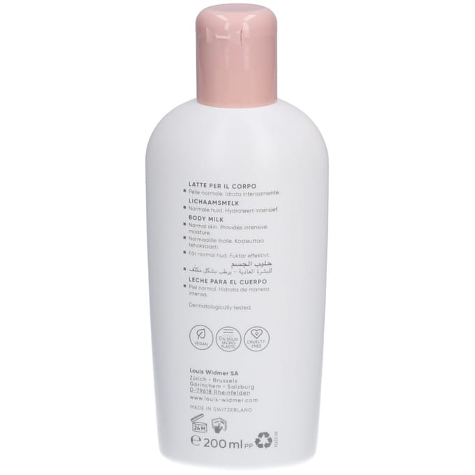 Louis Widmer Bodycare Lichaamsmelk Licht Geparfumeerd Melk