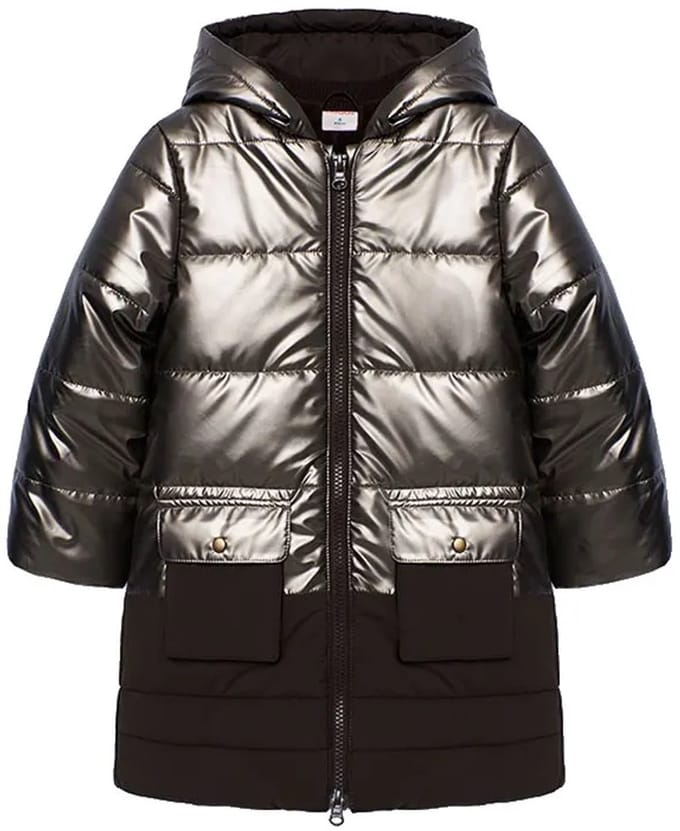 Boboli Technical Parka Bruin,Goud 4 Years Meisje