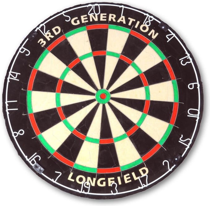 Dartbord Longfield 3rd Generation - Blade Wire - Afrikaans Sisal - Wedstrijd Dartbord