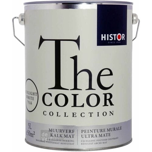 Histor The Color Collection Muurverf Kalkmat - Sunlight White