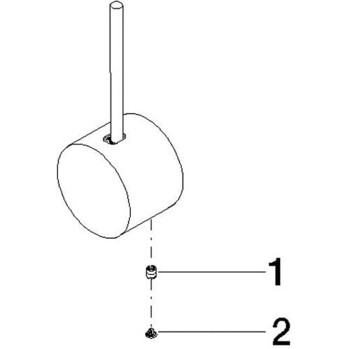 Dornbracht replacement handle for Meta Slim 90206602200-00