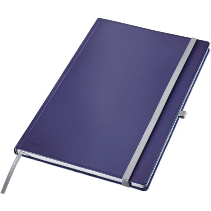 Leitz 44761069 Notitieboek Geruit Titaanblauw 80 vellen DIN A4