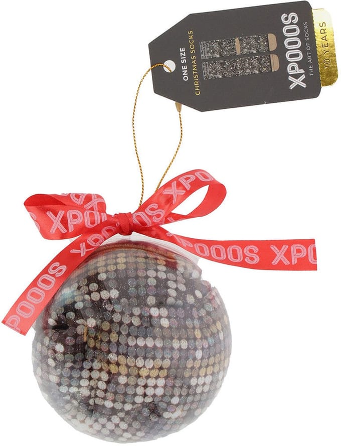 XPOOOS - Kerst ornament Twinkly Dames Sokken - 1-Pack - Maat One Size