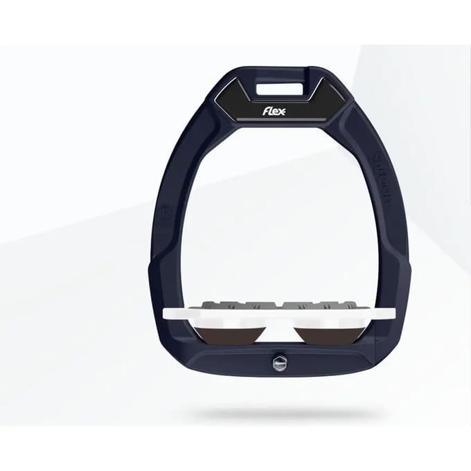 Veiligheidsschoenen voor paardrijden Plat Grip Bruin/Wit/Bruin Flex-On Safe-On
