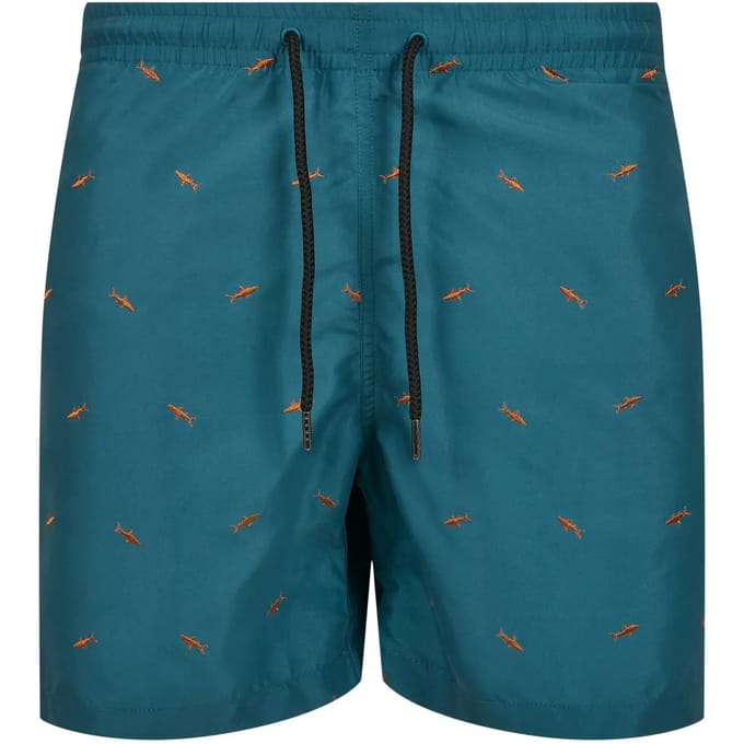 Urban Classics - Embroidery Zwemshorts - L - Multicolours