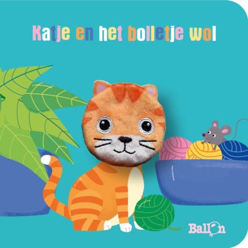 Katje En Het Bolletje Wol - Kartonboek Met Vingerpopje