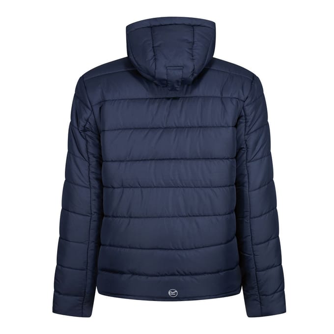Regatta Heren Navigate Thermische Hooded Jacket (Marine/Seal Grijs)