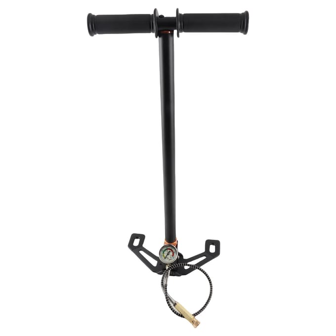 Pompe Haute Pression Pliante Refroidie à Eau Pompe Manuelle Compresseur d'Air PCP 40MPA avec Séparateur Huile Eau pour Haute Pression noir