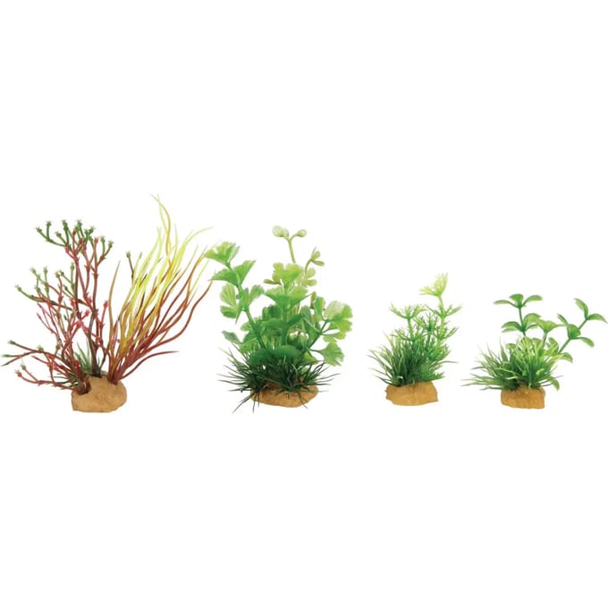 Decor plant boit mix model 2 voor aquarium Zolux (x4)